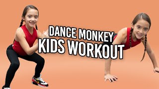 8 Year Old Leads TABATA Workout For Kids 💥