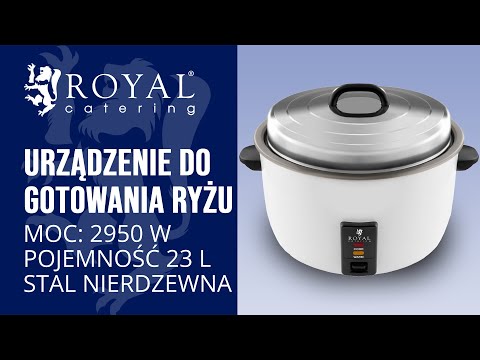 Video produktu  - Urządzenie do gotowania ryżu - 23 litry