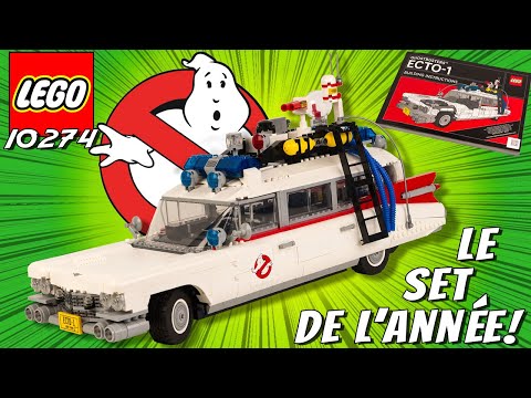 lego voiture ghost buster Vidéo LEGO Ghostbusters 10274 : ECTO-1 SOS Fantômes