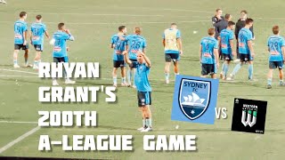 Rhyan Grant scores in his 200th A-League Game  Sydney FC vs Western United 10/March/2021