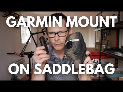 How to Attach a Garmin Varia (or any Garmin Mount) to a Saddlebag