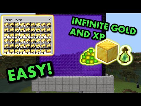 SIMPLE 1.20 GOLD AND XP FARM TUTORIAL in Minecraft Bedrock (MCPE/Xbox/PS4/Switch/Windows10)
