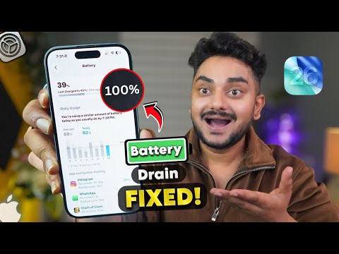 Stop iOS 26 Battery Drain Now! ⚡ 100% Working Methods for iPhone Users