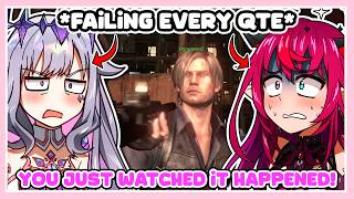 Biboo And IRyS Terrible Reaction Time Is Turning RE6 To Pure Comedy...【Koseki Bijou / HoloEN】