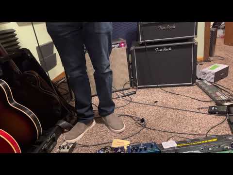 1964 Vibroverb TURNED UP & Blues Power Pedal w/ Strat #2