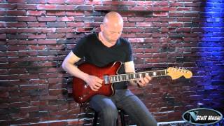 Video thumbnail for Fender Select Carved Maple Top Jazzmaster HH by N Stuff Music