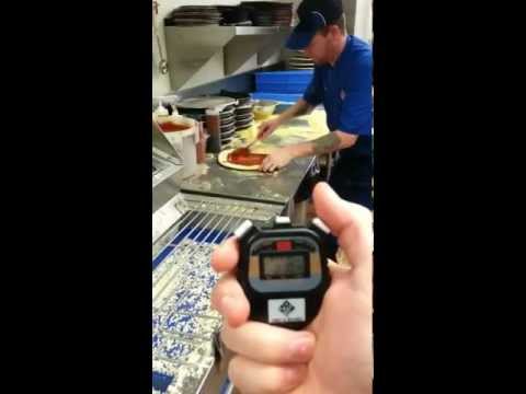 Roy 18 seconds Dominos fastest pizza maker