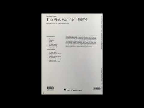 The Pink Panther Theme - for Recorder Quartet and Band