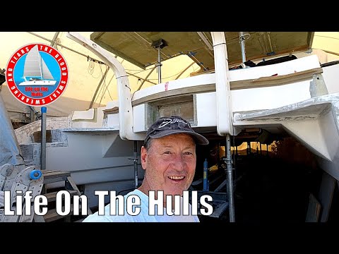This boat has a life of it's own - Hand Built Catamaran Ep248