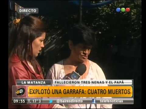 Muerte y horror en la Matanza tras una explosión - Telefe Noticias