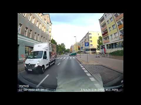 Niebezpieczne zdarzenia na drodze - Świnoujście 22.08.2022