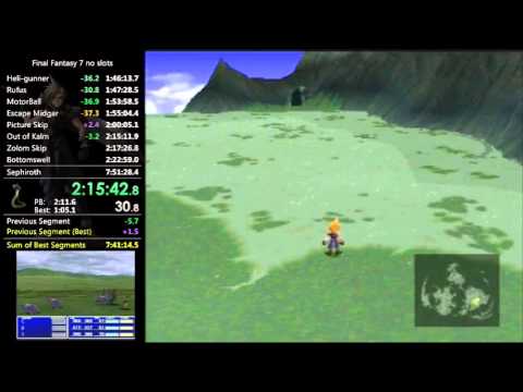 Final Fantasy VII - pretty insane zolom skip split