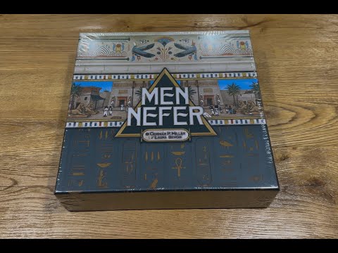 Men-Nefer társasjáték kicsomagolás (Unboxing) - Krisztian