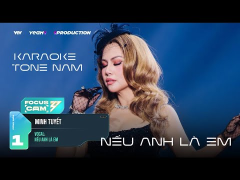 NẾU ANH LÀ EM | CHỊ ĐẸP ĐẠP GIÓ | KARAOKE TONE NAM TRUNG