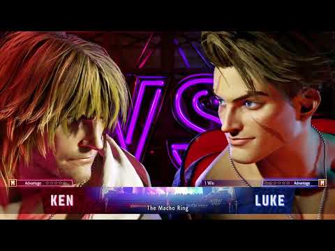 "Street Fighter 6 PS5 Gameplay | Ken vs Luke - Classic vs New Generation!