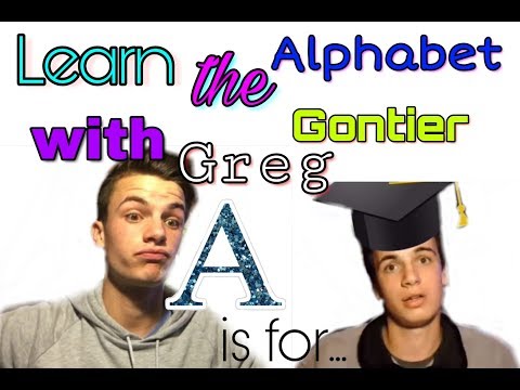 Learn the alphabet with Greg Gontier