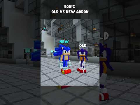 Sonic Characters Old vs New Addon ✨ #shorts