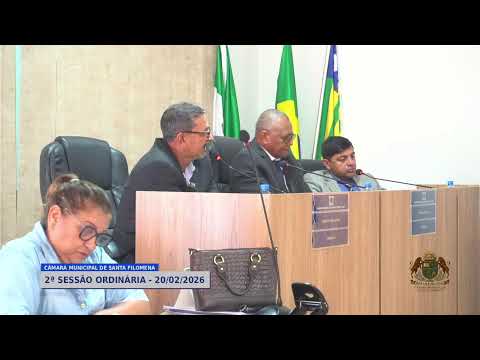 2ª SESSÃO ORDINÁRIA - 20/02/2026