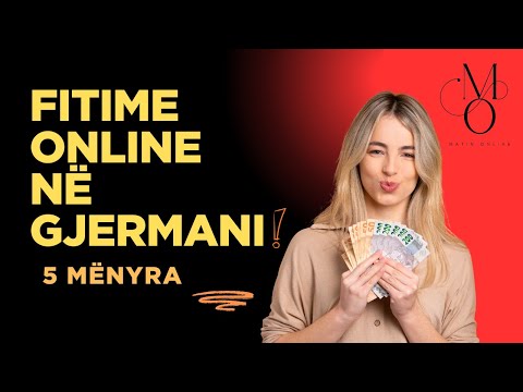 Si të fitosh para online në Gjermani – 5 mënyra pa treguar fytyrën