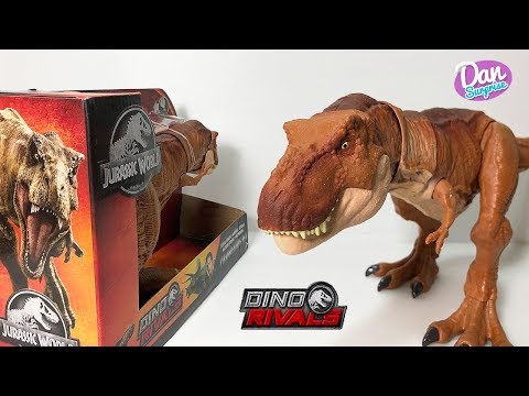 New Extreme Chompin T-Rex! Jurassic World Dino Rivals Action Figure Toys