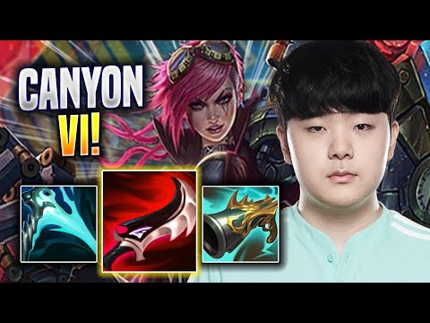 CANYON TRIES NEW VI BUILD! - DK Canyon Plays Vi JUNGLE vs Nidalee! | Season 2022