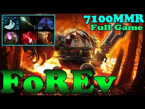Dota 2 - FoREv 7100 MMR Plays Timbersaw - Full Game - Pub Match Gameplay!