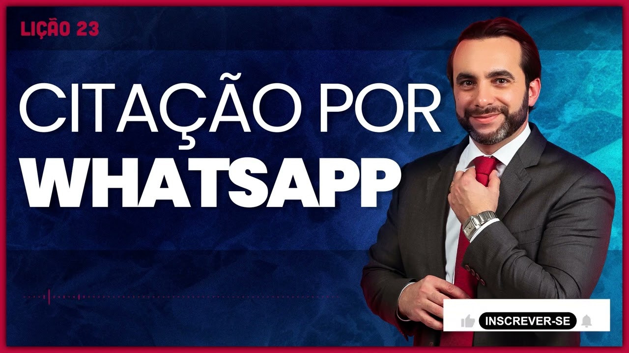 A citação por WhatsApp é válida?