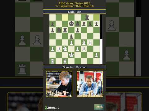 🇵🇱 Szymon Gumularz vs Ivan Saric 🇭🇷 | FIDE Grand Swiss 2025 | Round 8