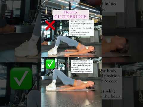 Glute bridge check ✅ #fitness #workouttips #booty #glutes #motivation #homeworkout #how #women