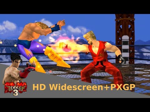 Tekken 3 HD Widescreen + PXGP Comparison