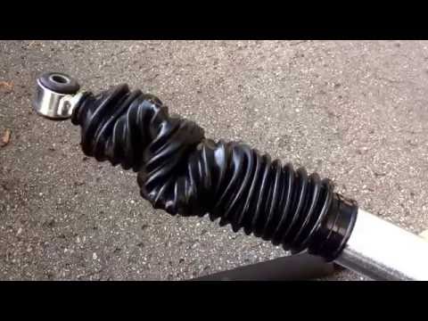 Bilstein 5100 steering dampener on Cummins