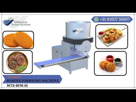 Millennium mts burger patty forming machine, 8 cm