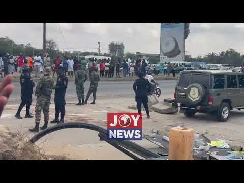 Scenes from the demolition at La Pleasure Beach. #JoyNews