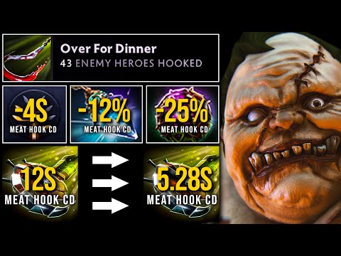 Spell Prism + Octarine Core 🔥🔥 Epic Pudge With 5.28s Meat Hook Cooldown | Pudge Official