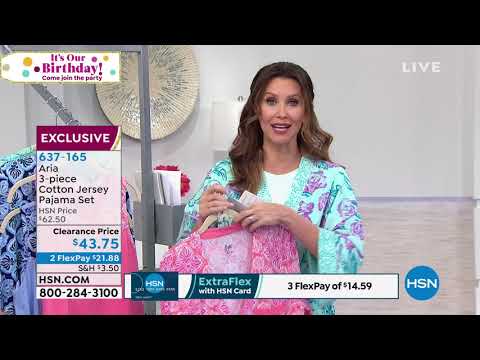 HSN | Aria Sleepwear 07.11.2019 - 07 AM