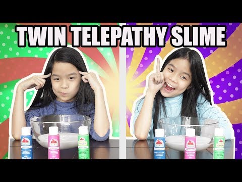 TWIN TELEPATHY SLIME CHALLENGE!