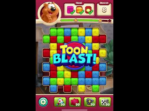 TOON BLAST Levels 2851 - 2858 [No Boosters]