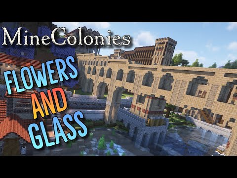 EPIC Flower Shop and Glassblower in Minecolonies #29