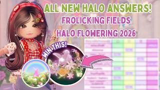 *ALL NEW HALO ANSWERS* WIN THE FROLICKING FIELDS FLOWERING HALO 2026 🌼🐇 Royale High Halo Answers