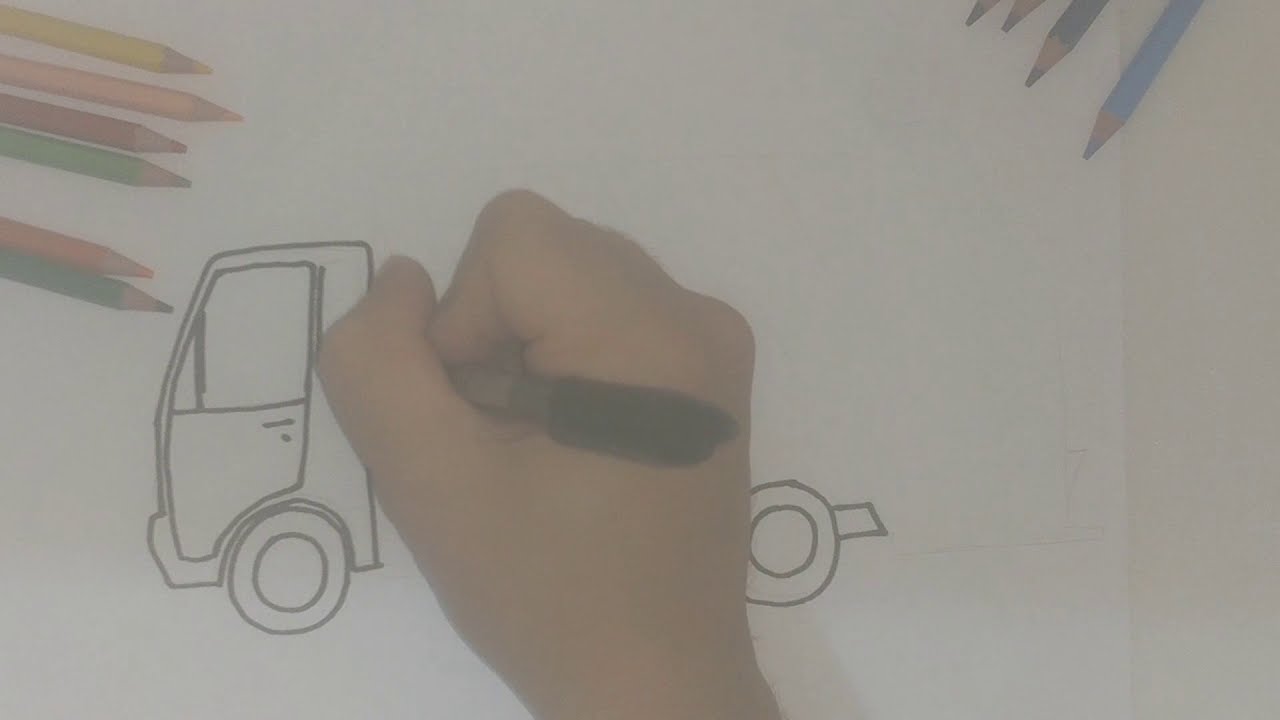 Watch Now Desenho - caminhão de lixo - Drawing garbage truck desenho para crianças colorir Desenho - caminhão de lixo - Drawing garbage truck desenho para crianças colorir