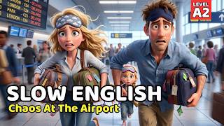 Airport Chaos… We Almost Missed Our Flight 😱✈️ | Slow English Story (A2 Level) MQDEFAULT Thumbnail