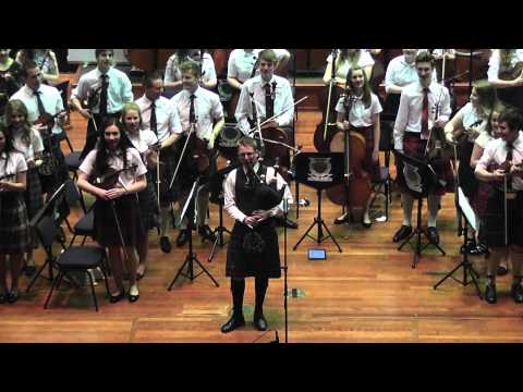 Highland Cathedral & Flower of Scotland -  Andrew Spence & Ayrshire Fiddle Orchestra