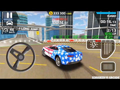 Smash Car Hit Car Driving Simulator - American Car Driving Impossible Stunts Android Gameplay