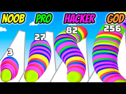 Sluggy Run - NOOB vs PRO vs HACKER vs GOD