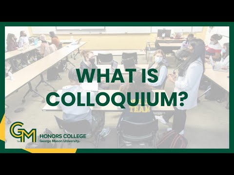 What is Colloquium?
