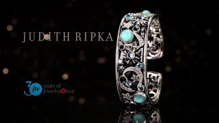 Judith Ripka Cubic Zirconia Rhodium Over Sterling Silver 4" Extender 0.07ctw Related Video Thumbnail