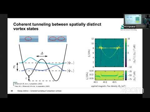 Alexey Ustinov: Coherent tunneling of Josephson vortices