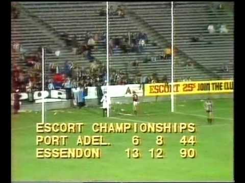1981 Escort Cup 3rd Round - Port Adelaide v Essendon