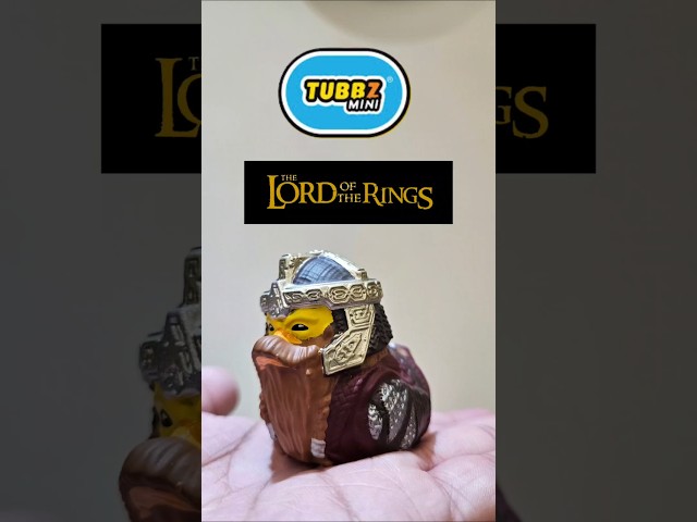 Vídeo relacionado con TUBBZ Mini: Lord of The Rings - Gimli Figura Mini Coleccionable de Pato de Goma Disfrazado