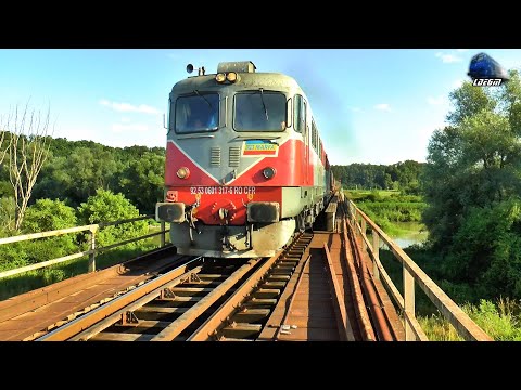Trenuri Peste Râul Someș în Ciocmani 🚂🚆🚂 Trains Over Someș River in Ciocmani - 12 July 2022